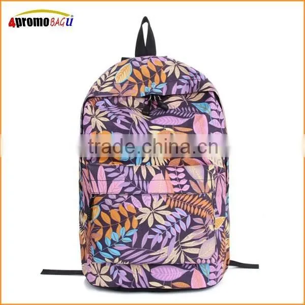 Full Color Fashion Printing Leisure Backpack photo-3