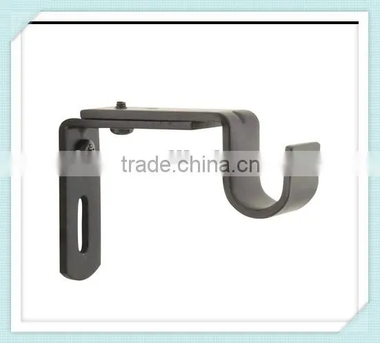 Extendable Metal Iron Curtain Rod Bracket For Window Decoration photo-3