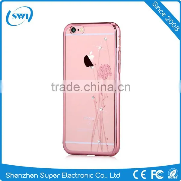 Mobile Phone Bling Crystal Diamonds Shell For IPhone 6 6S Plus photo-4
