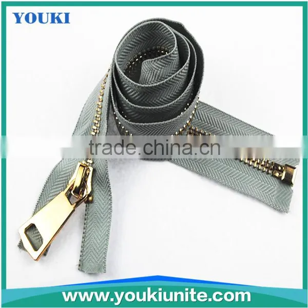 Big Size #8 Brass Jeans Zipper