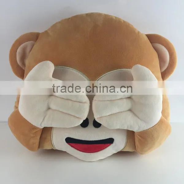 Wholesaler China Monkey Cushion Soft Plush Floor Pillows