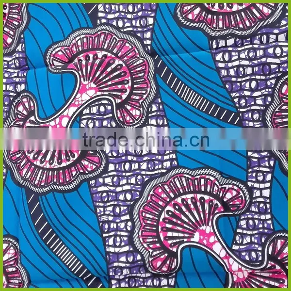 Africa Waxed Printed Cotton Fabric for Clothing photo-6
