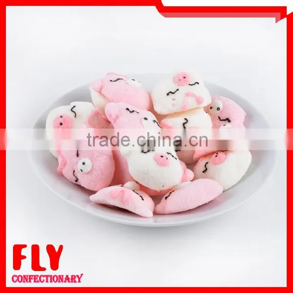 Halal Custom Cute Animal Shape Marshmallow photo-2