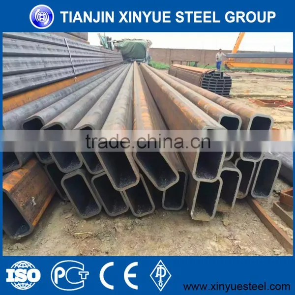 Rectangular / Square Steel Pipe / Tubes Hollow Section Galvanzied / Black Annealing photo-4