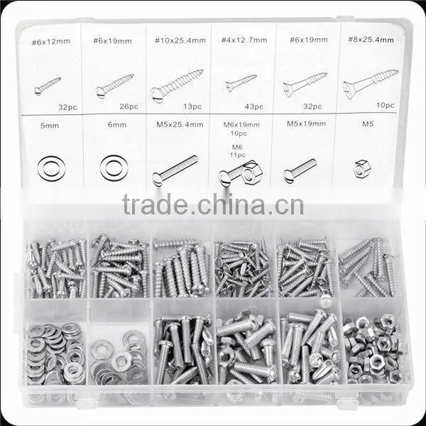 TC 347pc BV Certification Assorted Screw & Bolt Hardware
