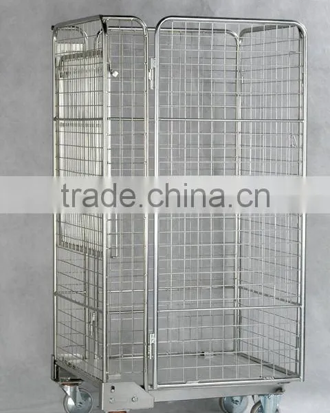 Zinc galvanized Secutity Table Trolley/cart
