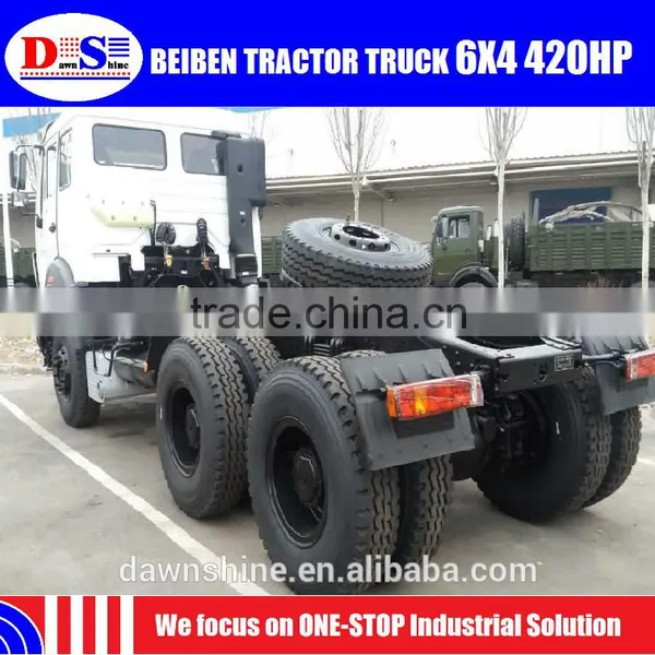 North Benz WEICHAI Engine 420hp 6x4 10wheels BEIBEN Tractor Truck photo-3