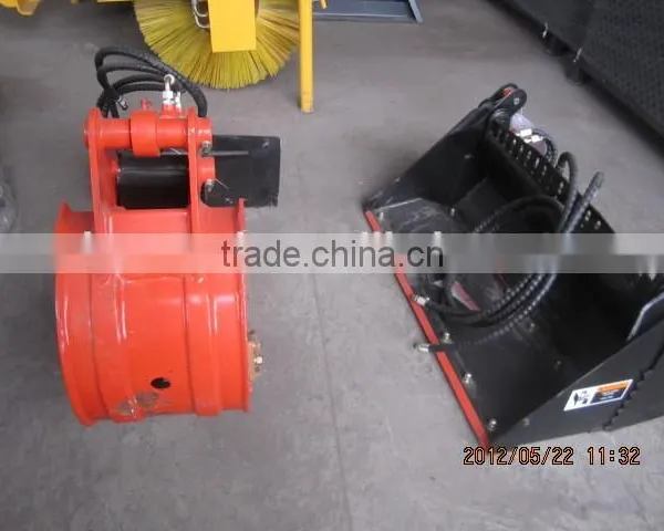 Mini Skid Steer Loader Mounted China Mini Digger Attachment for Sale photo-3
