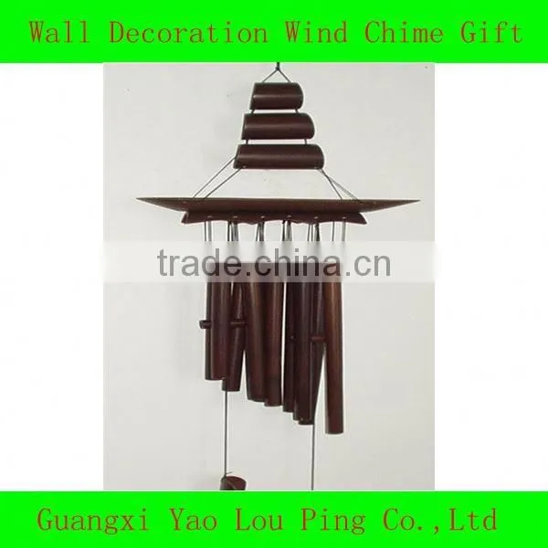 Customized Bamboo Craft Wind Chime Home&Garden Decoration