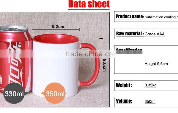 Blank Ceramic Sublimation Coffee Mug photo-2