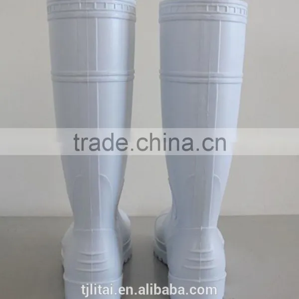 Pure White 2017 Ankle Gumboots,pvc Safety Shoes,cheap Work Boots photo-5