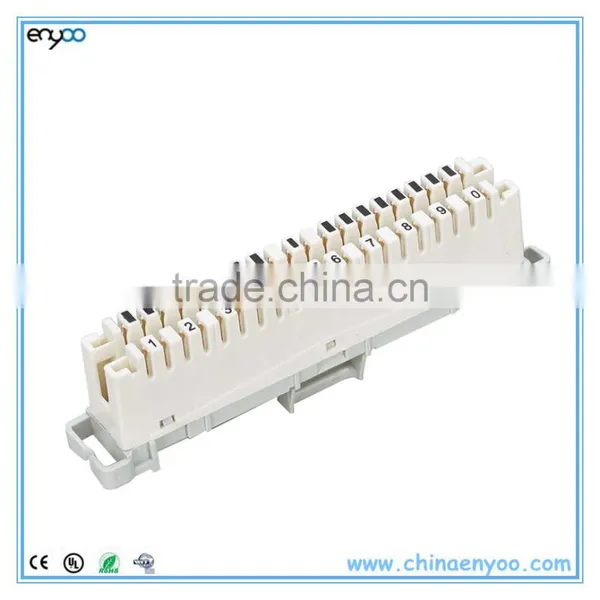 New White 10-Pair Telephone Krone Type LSA-PLUS IDC Connection Module photo-6