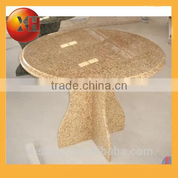 Garden Marble Top Wood Dining Table for Outdoor Furniture photo-4