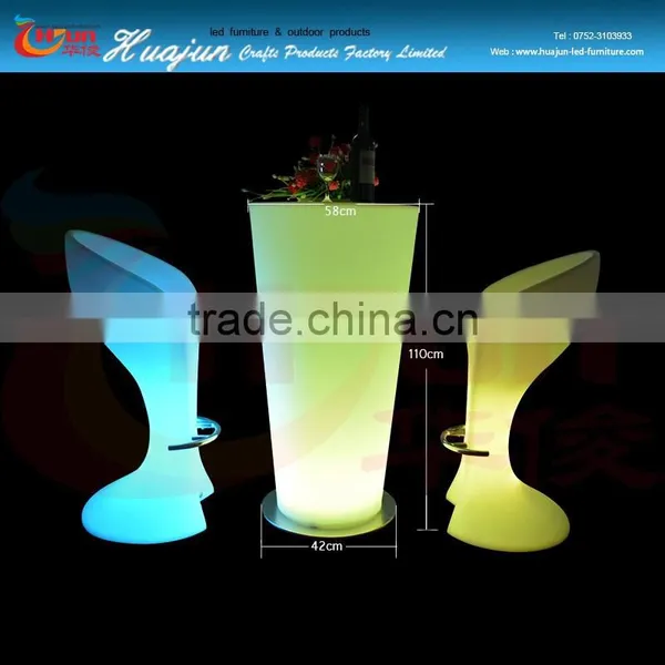 Luminous Japanese Design Led Dining Colorful Table photo-2