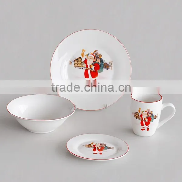Christmas Subject Dinner Set for Promotion, Porcelain With Decal photo-2