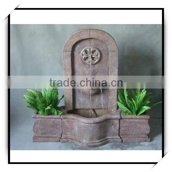46 Inches Outdoor Fountains With 2 Planters