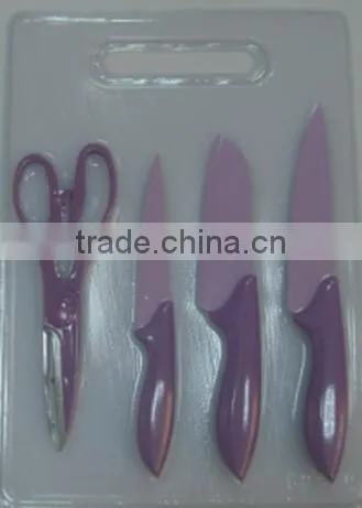 Plastic Handle Stainless Steel Knife Set photo-6