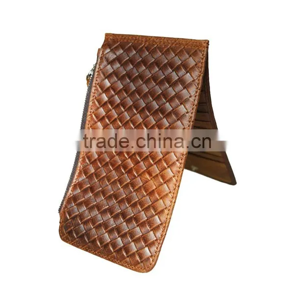 New Product Pu Leather Wallet Credit Card Holder Money Clip photo-3