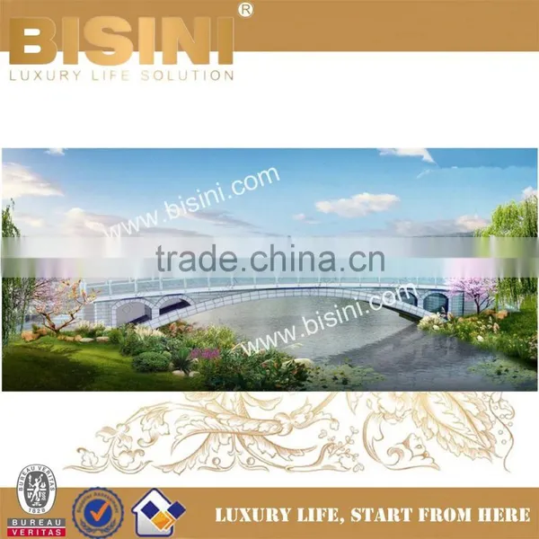 Orange Butterfly Type Steel Structure Landscape Bridge, Metal Foot Bridge,Customized Decorative Bridge(BF08-Y10029) photo-3
