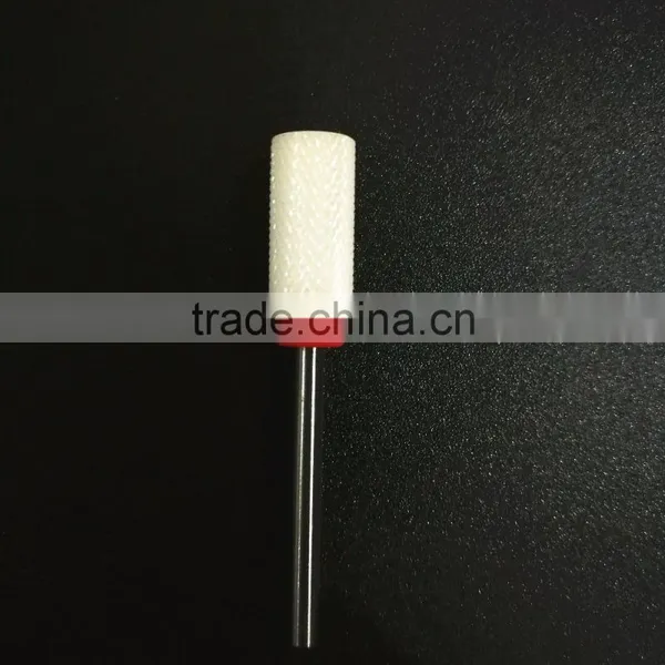 Cylinder Type Ceramic Nail Drill Bit For Manicure Electric Nail Drill Accessories Nail Mill photo-3