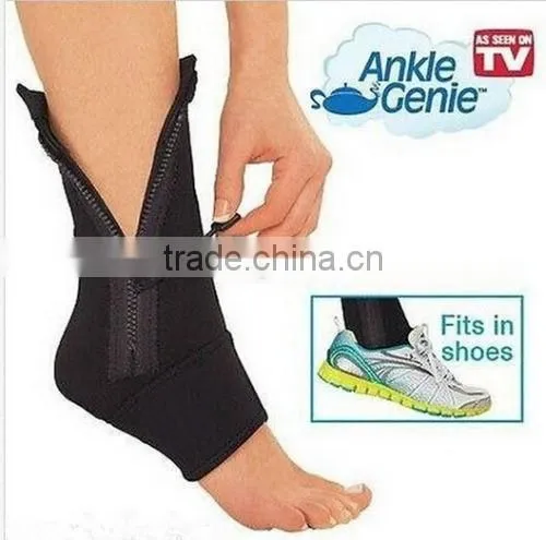 New Ankle Brace Zip Up Compression Support One Size Fits All photo-2
