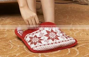 New Fashiion Cute Lady USB Heated Plush Shoes Electric Foot Warmer USB Powered Foot Warmer photo-2