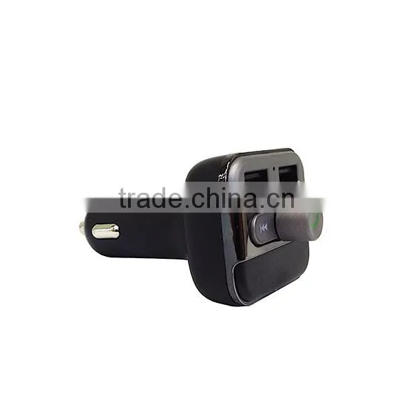 Wireless Bluetooth Handsfree Car Kit With FM Transmitter 3.4A Car Charger photo-4