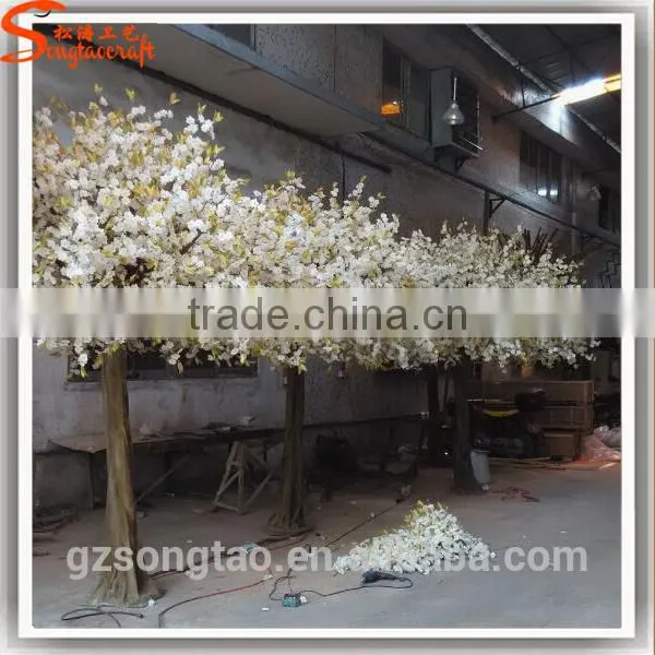 White Color Cherry Blossom Tree Mini Cherry Blossom Tree Branches Artificial Trees Cherry Blossoms photo-4