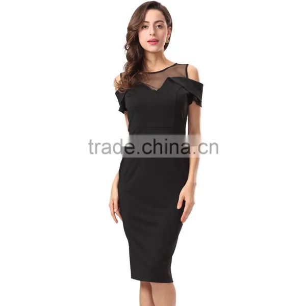 Woman Skater Stitching Sample Design Short Sleeve Dress photo-3