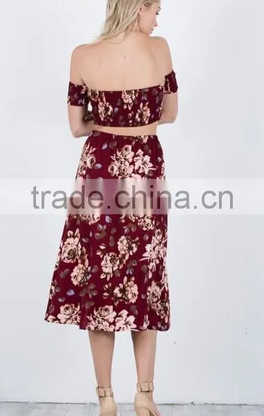 2017 Fashion Summer New Dress for Floral Print photo-3