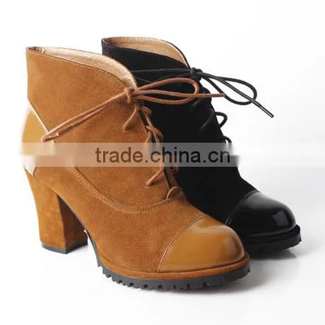 GZY Light up Shoes Duarble Low-cut Famale Boots Winter Officer Lady Stock Guangzhou Export 2007 Hot Selling Design Cheap Price photo-2