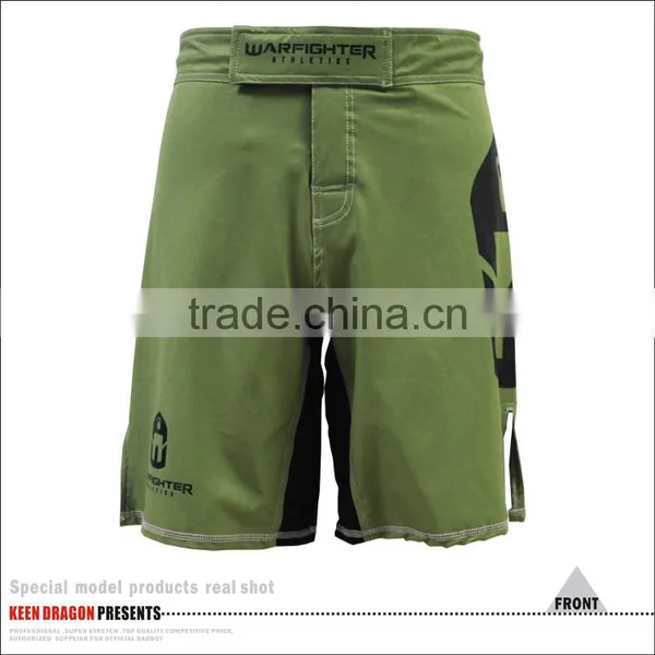 NEW STYLE HOT SELLING MENS GREEN MMA SHORTS WITH HIGH QUALITY photo-3