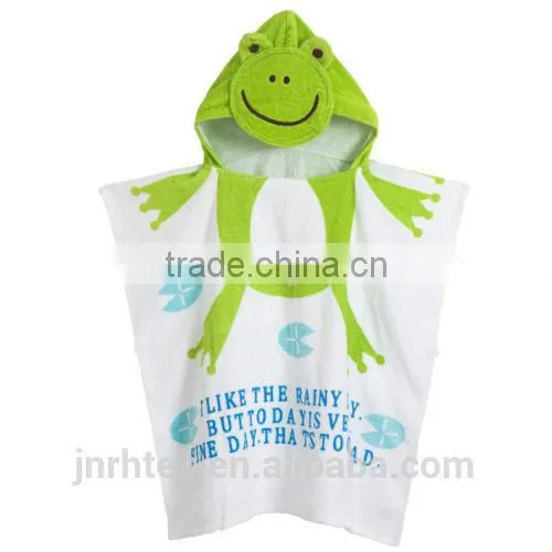 Wholesale Cotton Cartoon Printing Kids Hooded Towels photo-3