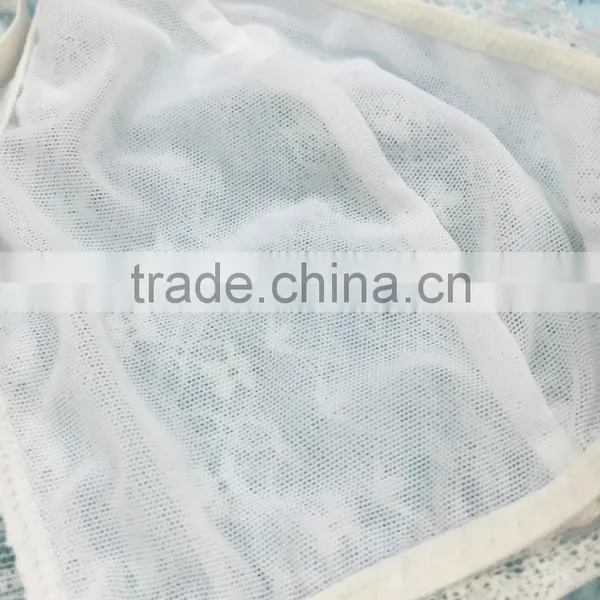 Sexy Ladies Transparent Lace Front Closure Soft Cup Bra Panty Set photo-4