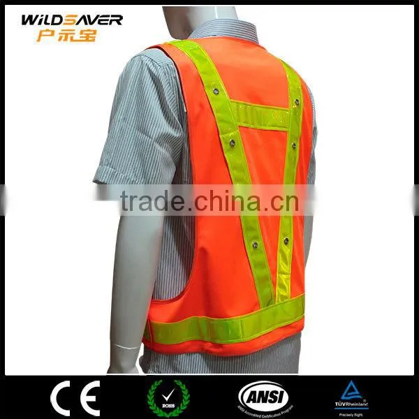 Reflective LED Workwear Traffic Uniforms for Sanitations photo-4