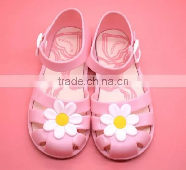 Flower Princess Jelly Shoes, Girl Beach Shoes, Pvc Girl Shoes photo-4