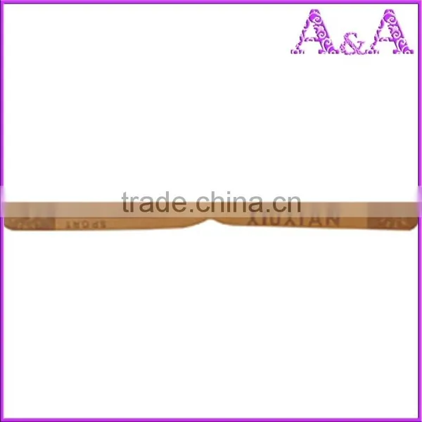 Garment Accessories Custom Embossed Brown Small Leather Patch Label photo-4