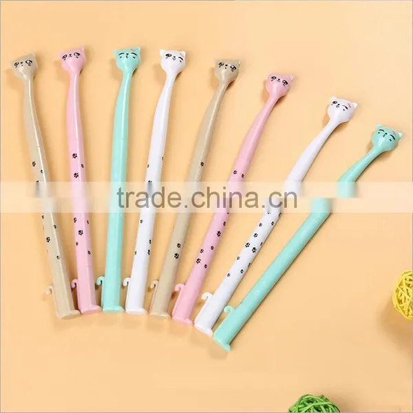 Cute Novel Cat Shape Promotional Gel Pen Gift for Schoold Kids photo-2