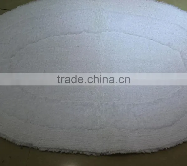 Anti-slip Round and Oval Cotton Bath Rug,bath Mat photo-3