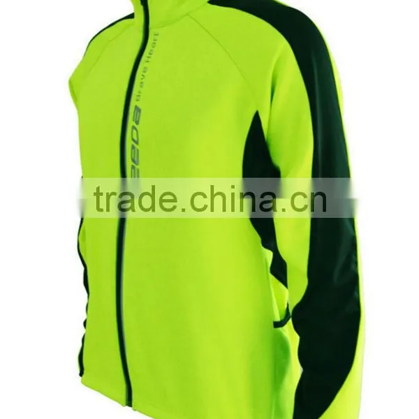 Reflective Windbreaker Men Biker Jacket With Polar Fleece photo-2