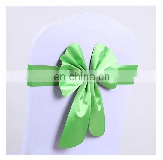 Plain Wholesale Banquet Polka Dot Chair Sash photo-4