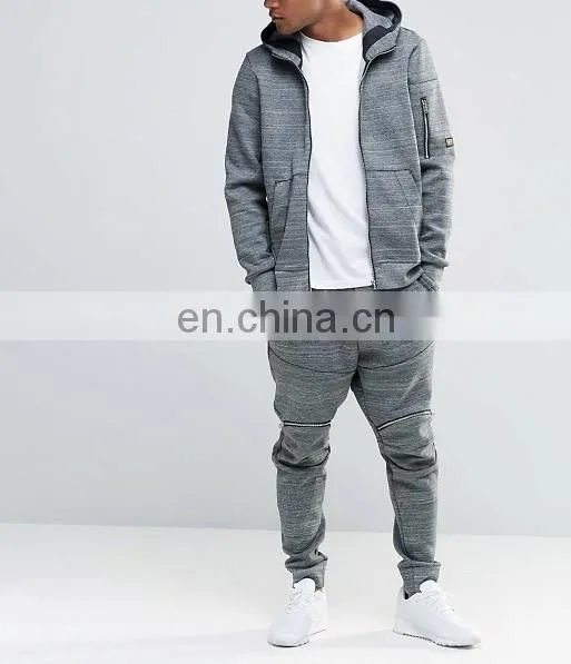 Custom Mens Zip Up Fashion Hooded photo-4