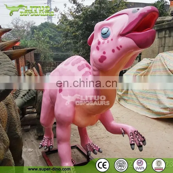 Outdoor Decoration Fiberglass Playground Dinosaur photo-4