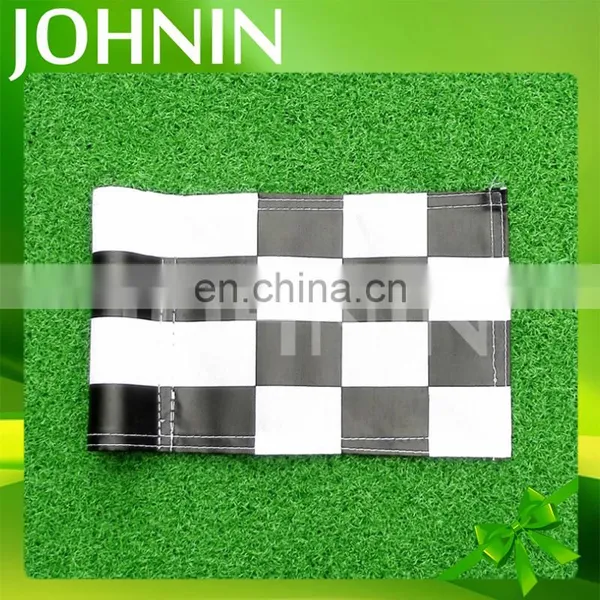 OEM High Quality 420D Nylon Durable Colorful Grid Golf Flags With Customized Logo photo-4