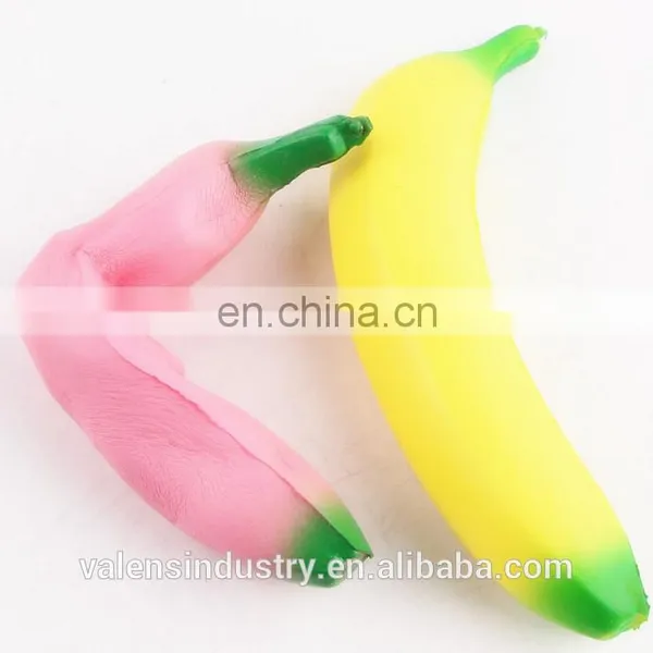 Wholesale Custom Anti Stress Soft PU Japan Squishy Kawaii Slow Rising Fruit Banana Foam Toys Supplier photo-6