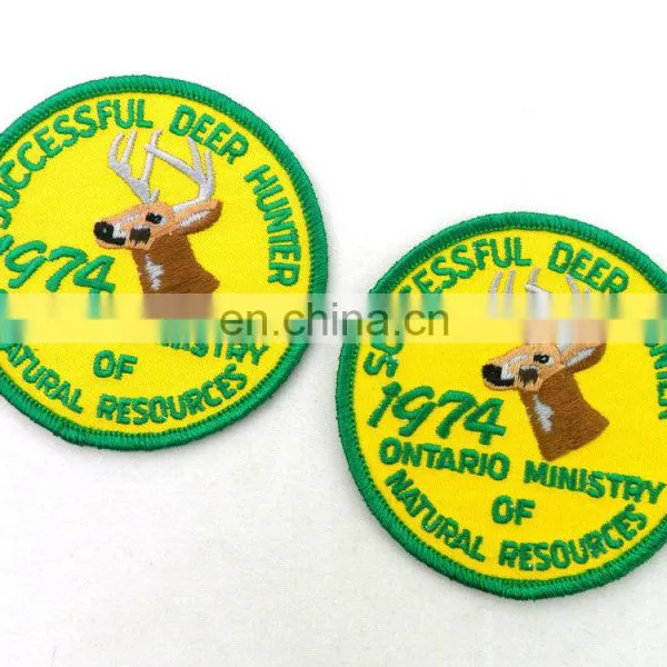 Custom Promotional 100% Polyester Cartoon Embroidery Patches Sew on photo-6