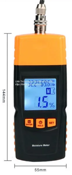LM162 Split Type Handheld Digital Wood Moisture Meter With Probe photo-3