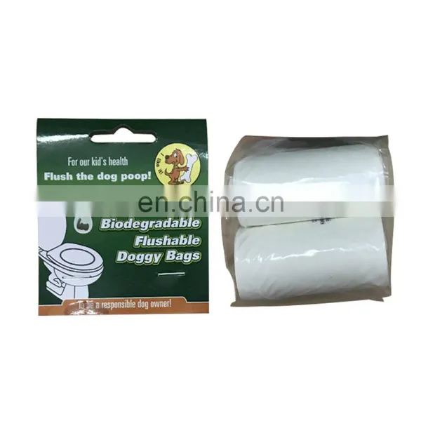 Eco-friendly Pet Flushable Biodegradable Poop Bags With Dispenser photo-5