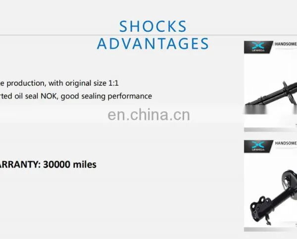 Auto Parts Front Gas Shock Absorber for Corollaa 48510-12D00 339114 photo-5