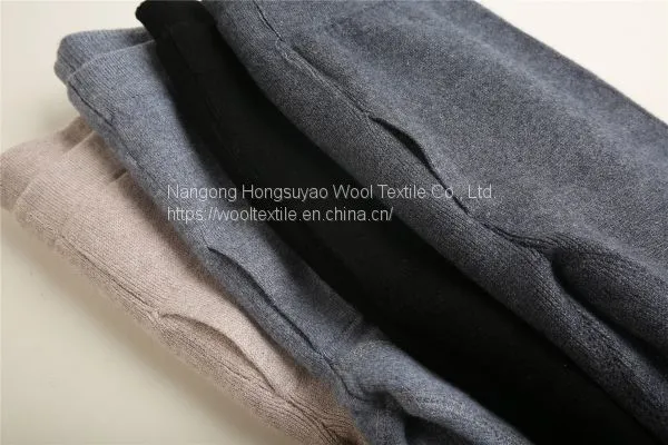 Wholesale Kids Trousers Knitted Wool Pants High Waist Children's Pants photo-2